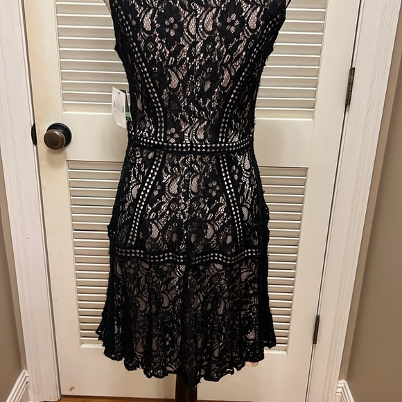Taylor Black Lace Dress, Size 8 - Picture 13 of 17